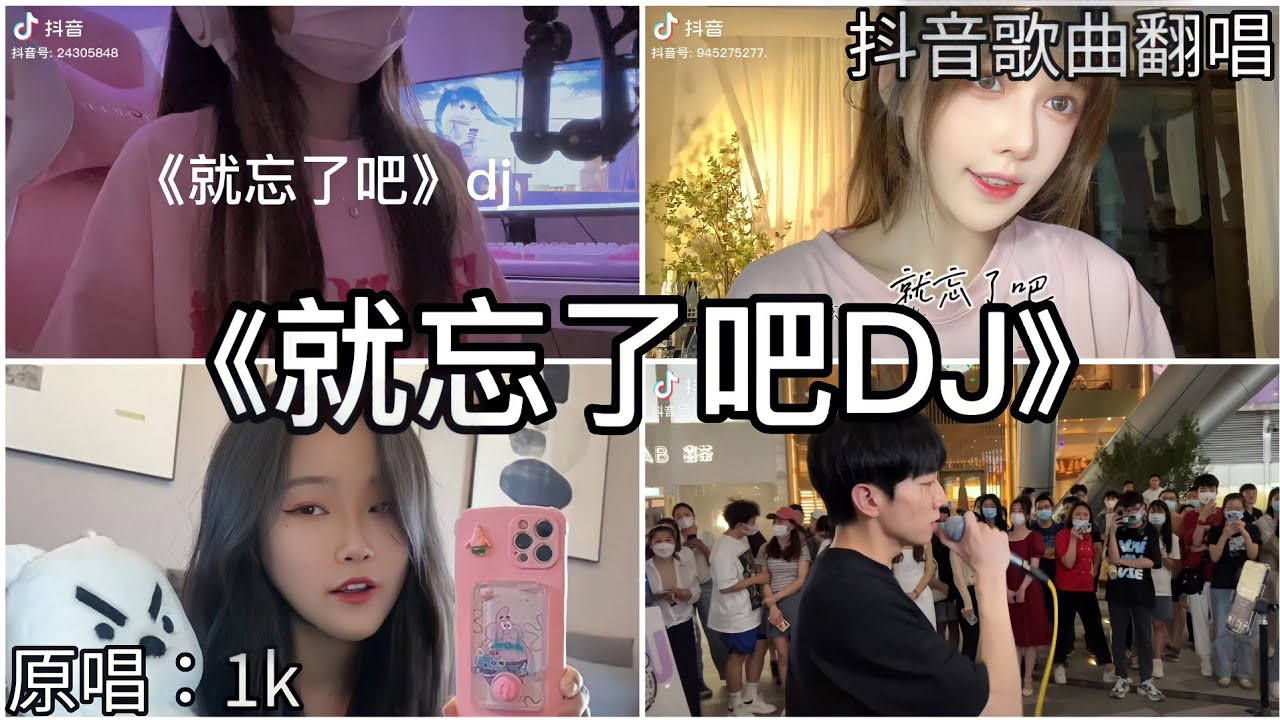 ［抖音翻唱］ -《就忘了吧》DJ抖音版『在那些和你错开的时间里 我骗过我自己 以为能忘了你』1K