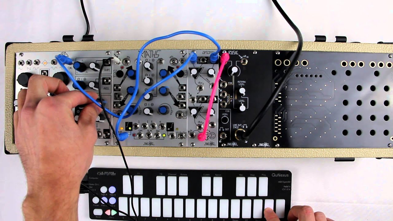Make Noise System Tutorial: System 0 as a Monosynth w/ KMI QuNexus
