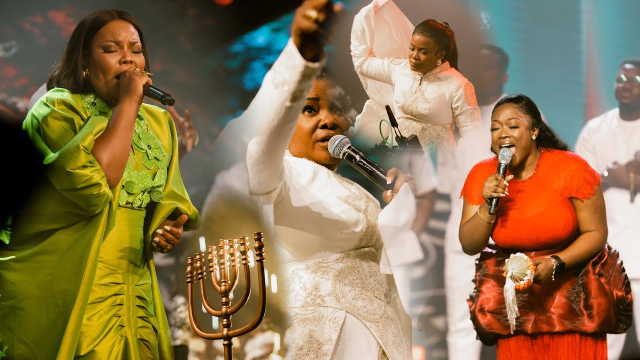 Ohemaa Mercy, Cecy Twum and Petra Odubayo  Combo Ministrations will blow you up Tehillah experience