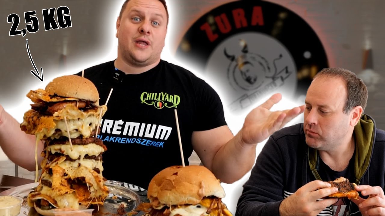 Devil burger kih&iacute;v&aacute;s a Zur&aacute;ban❗🍔 2.5 kg-os sz&ouml;rny🍔