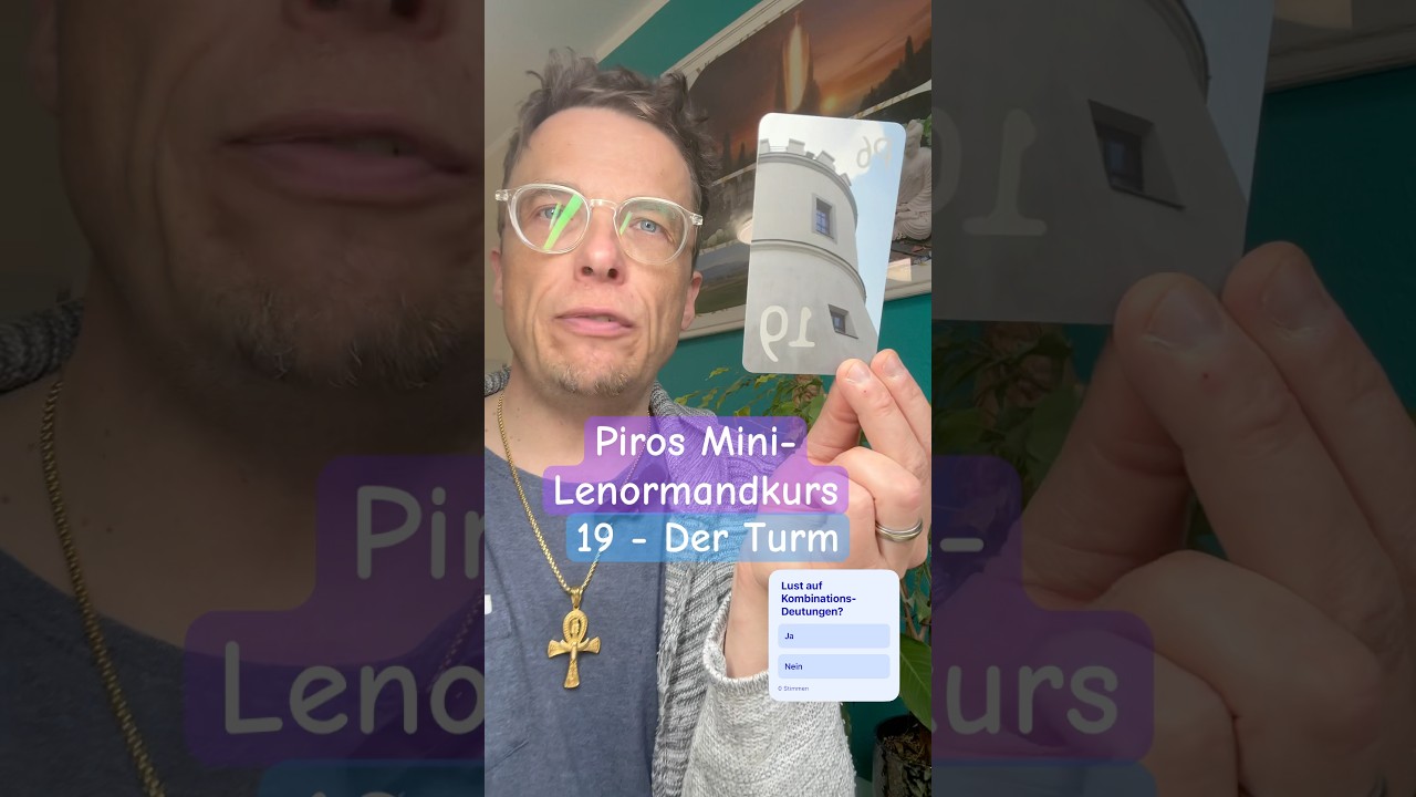 Lenormandkurs - Nr. 19🌈Der Turm🌈Orakel lernen #lenormand #kartenlegen
