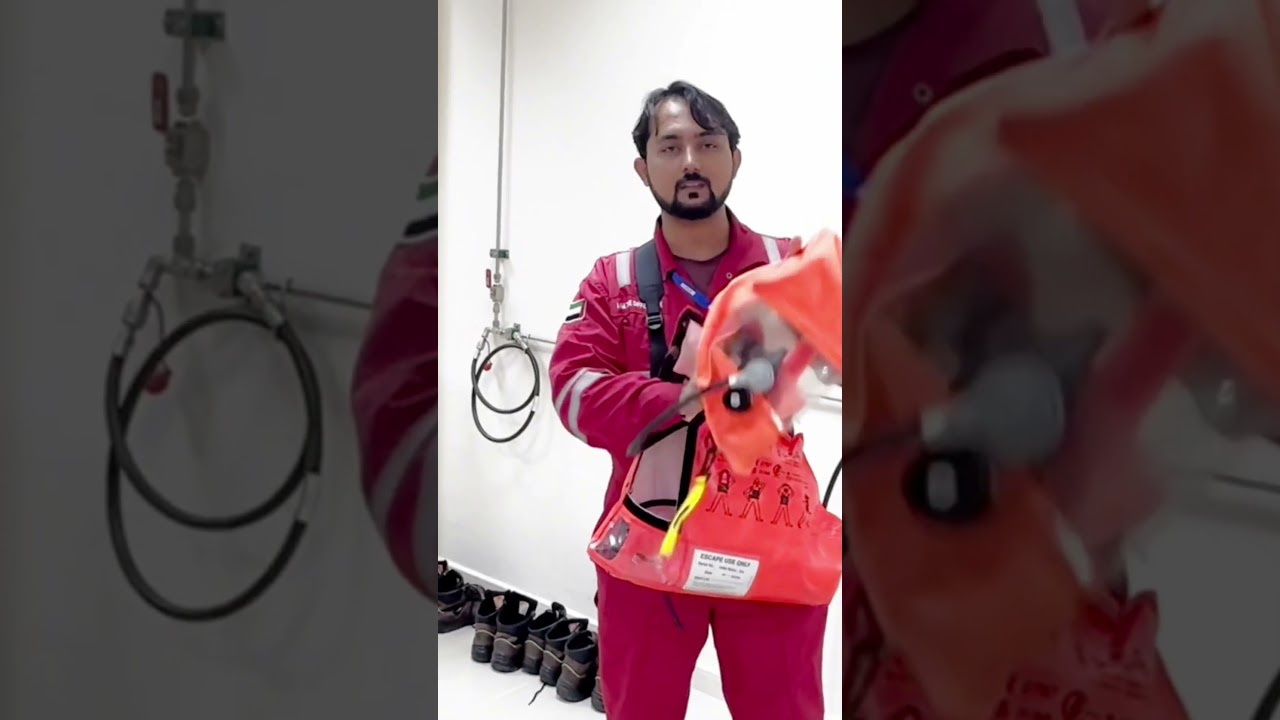 EEBD H2S practice Demonstration