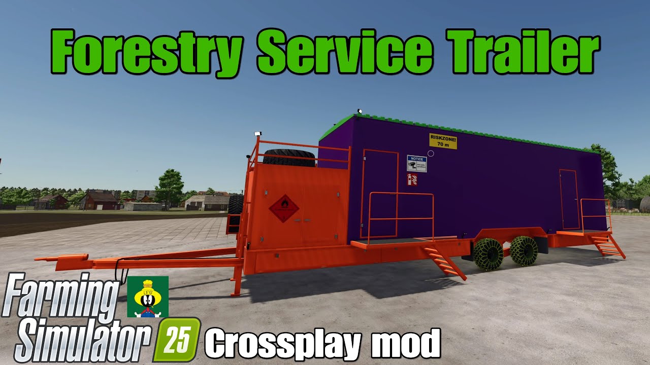 Forestry Service Trailer / FS25 crossplay mod
