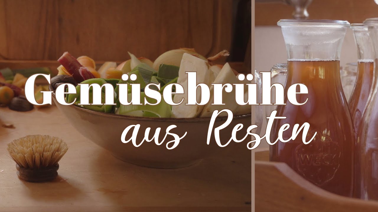 Kochen statt wegwerfen: Gemüsebrühe aus Resten einwecken und haltbar machen