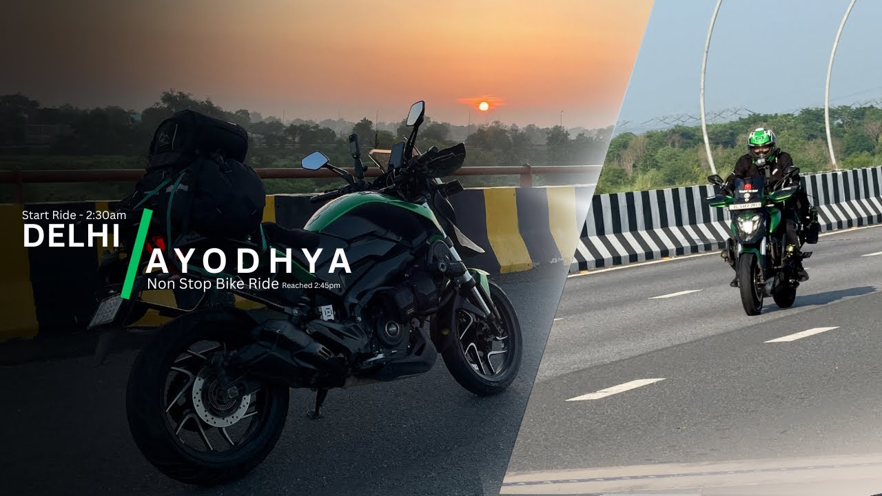 Delhi to Ayodhya Non Stop Bike Ride | दिल्ली से वाराणसी | Episode -01 #delhitovaranasi #nonstopride