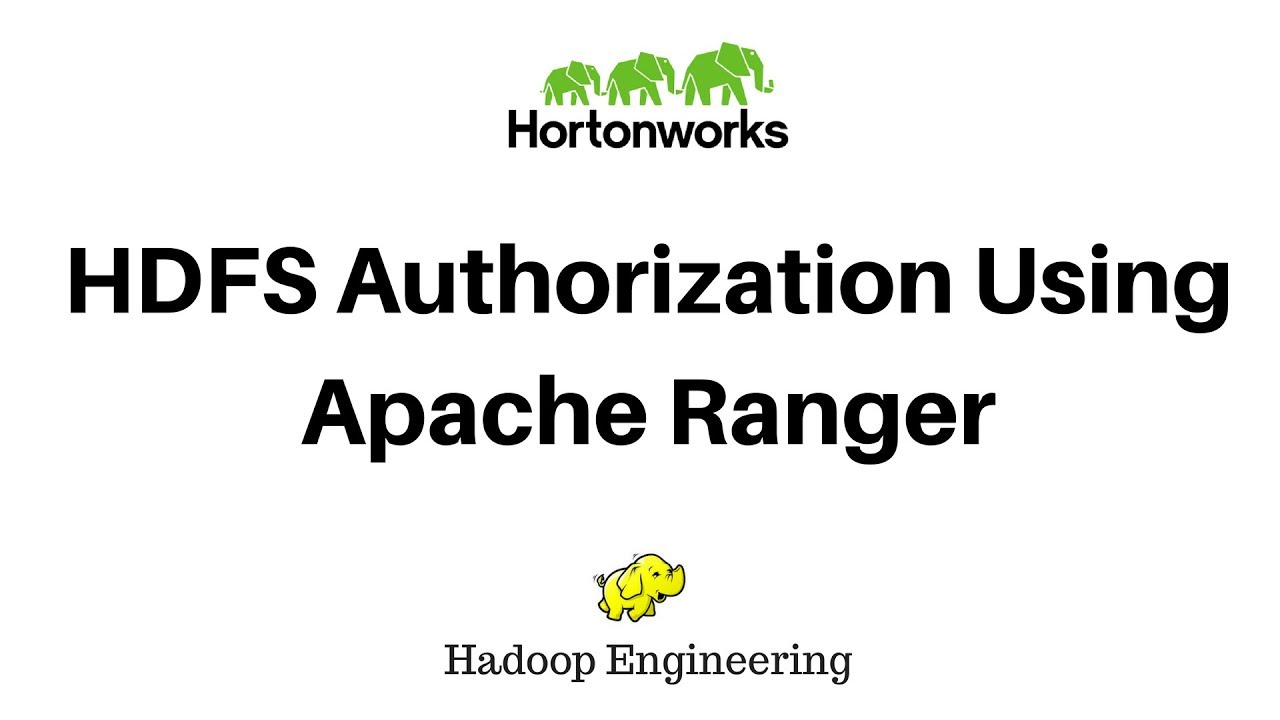 Controlling HDFS permission using Ranger