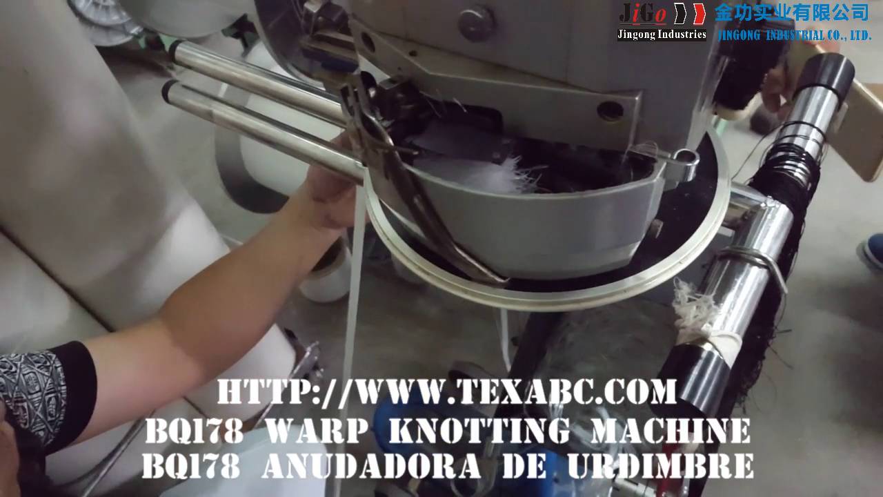 BQ178 warp tying machine (anudadora de urdimbre) for narrow weaving looms