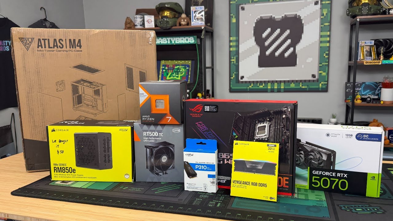 Ryzen 7 7800X3D + RTX 5070 Gaming PC Build - Gamdias M4