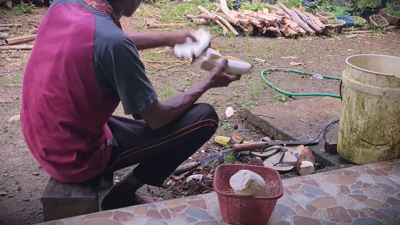 Off-Grid Food: Preparing Cassava for the Kitchen #RuralAgriculture #TraditionalFarming