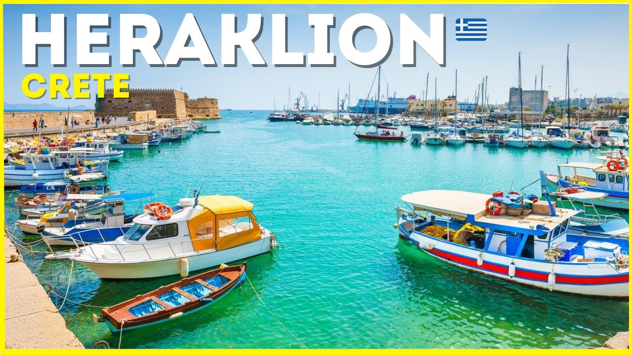 WALKING TOUR IN HERAKLION  |  CRETE  |  GREECE  |  4K