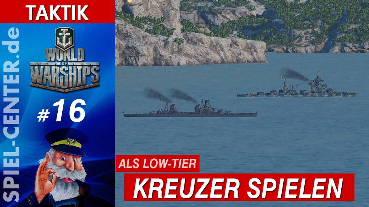 World of Warships Taktik-Tipp #16: Kreuzer spielen (als Lowtier)