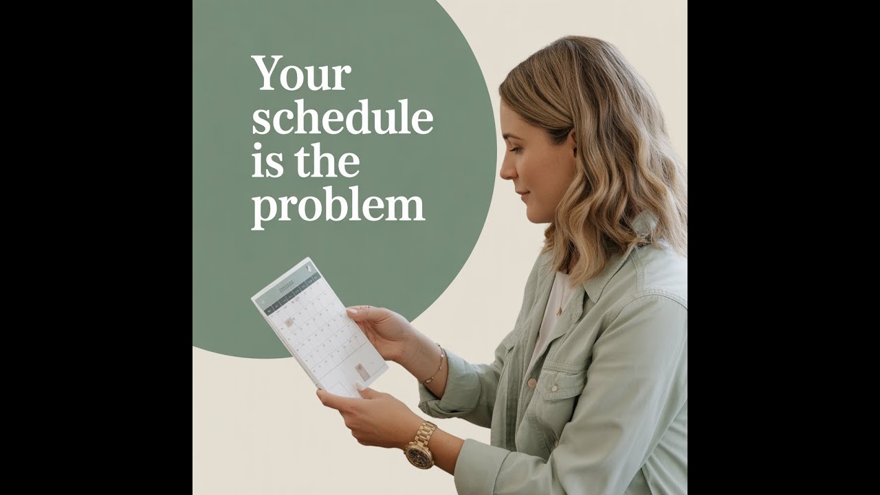 Why Your Schedule Is Draining You (Even If You Love Your Work)