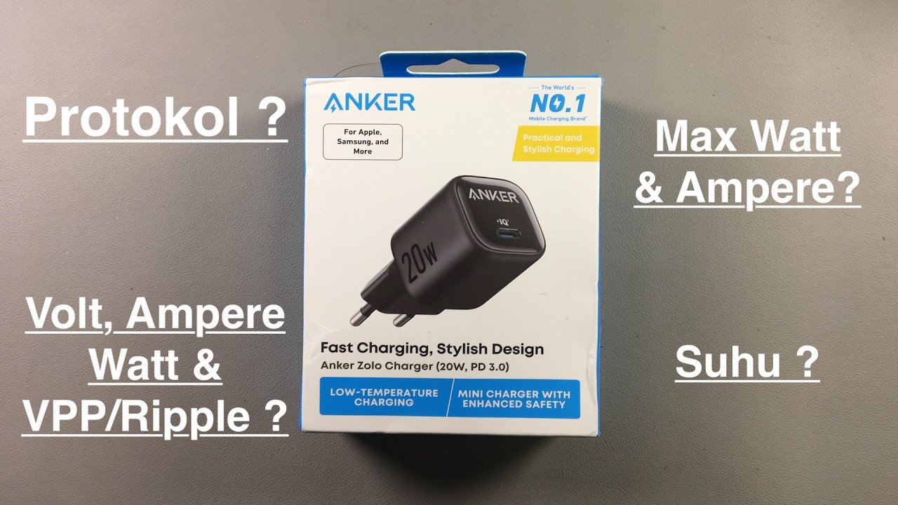 ANKER ZOLO 20 Watt Model A2699L11