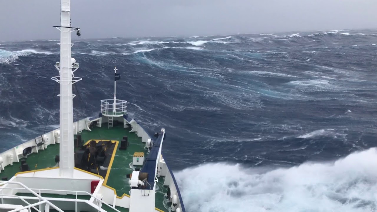 Drake Passage MV Plancius Oceanwide Expeditions movie clip