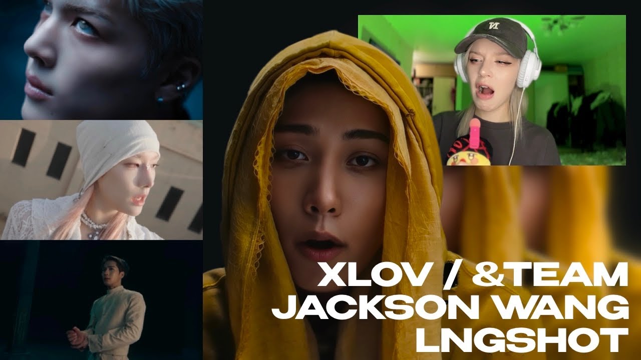 KPOP REACTION \ СБОРНАЯ СОЛЯНКА \ XLOV, LNGSHOT, &TEAM, JACKSON WANG #xlov #andteam #jacksonwang