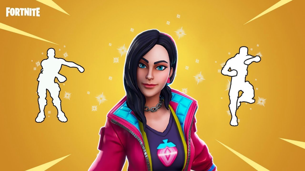 FORTNITE ROX SKIN w/ALL DANCE EMOTES