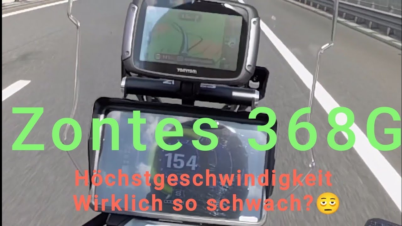 Zontes 368G. Top Speed. Leistung / Höchstgeschwindigkeit. Wirklich so schwach?