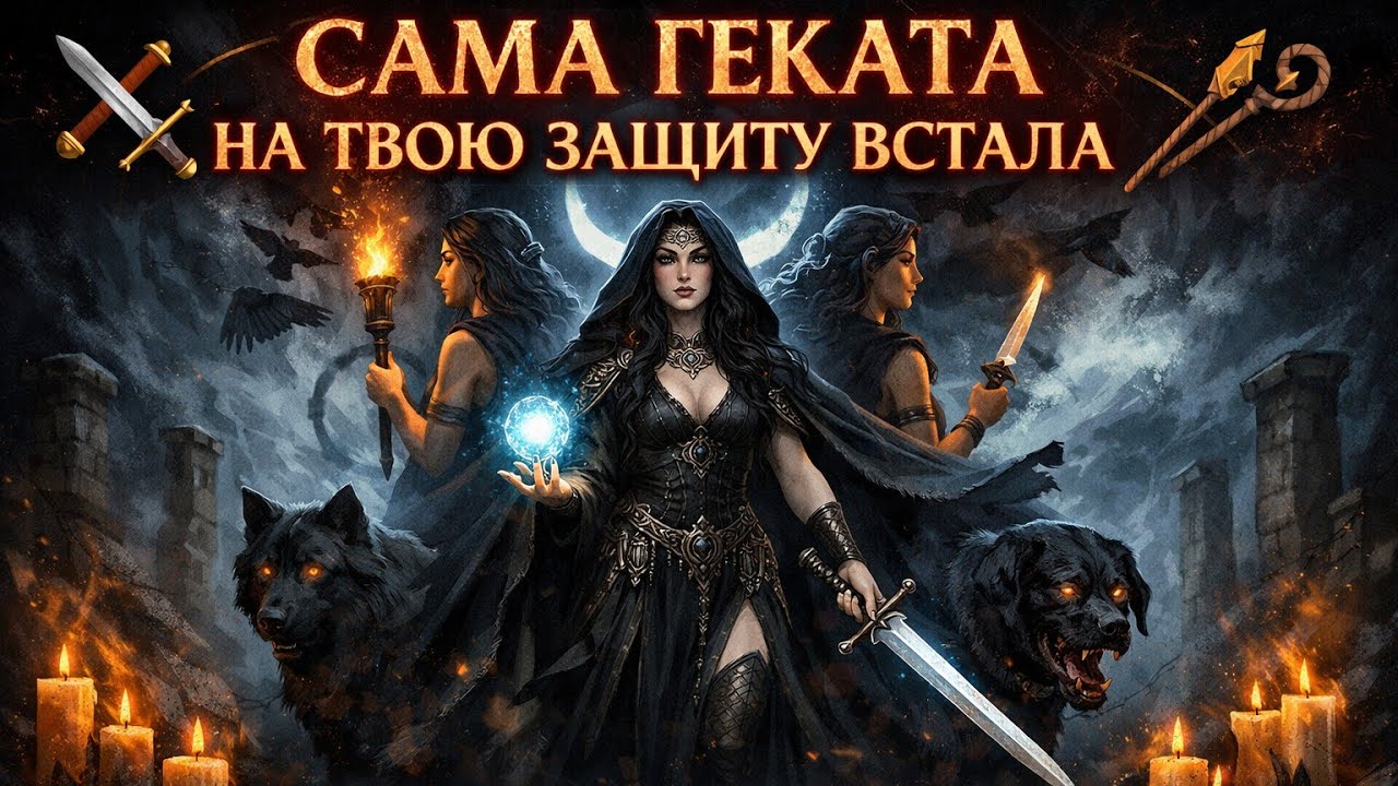 ТАРО РАСКЛАД. САМА ГЕКАТА НА ЗАЩИТУ ВСТАЛА. ОНА ТВОИМ ПОКРОВИТЕЛЕМ СТАЛА.#таро #гадание #tarot 