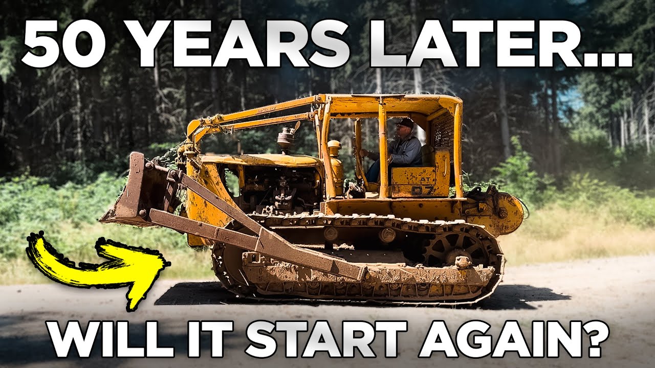 Rescuing A Cat D7 3T Dozer Abandoned for 50 years!