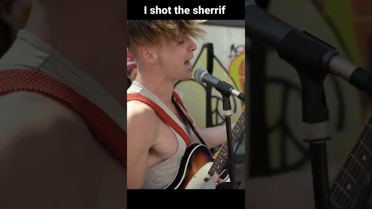 I shot the sherrif #busking #brighton #reggae #singing #bobmarley #cover