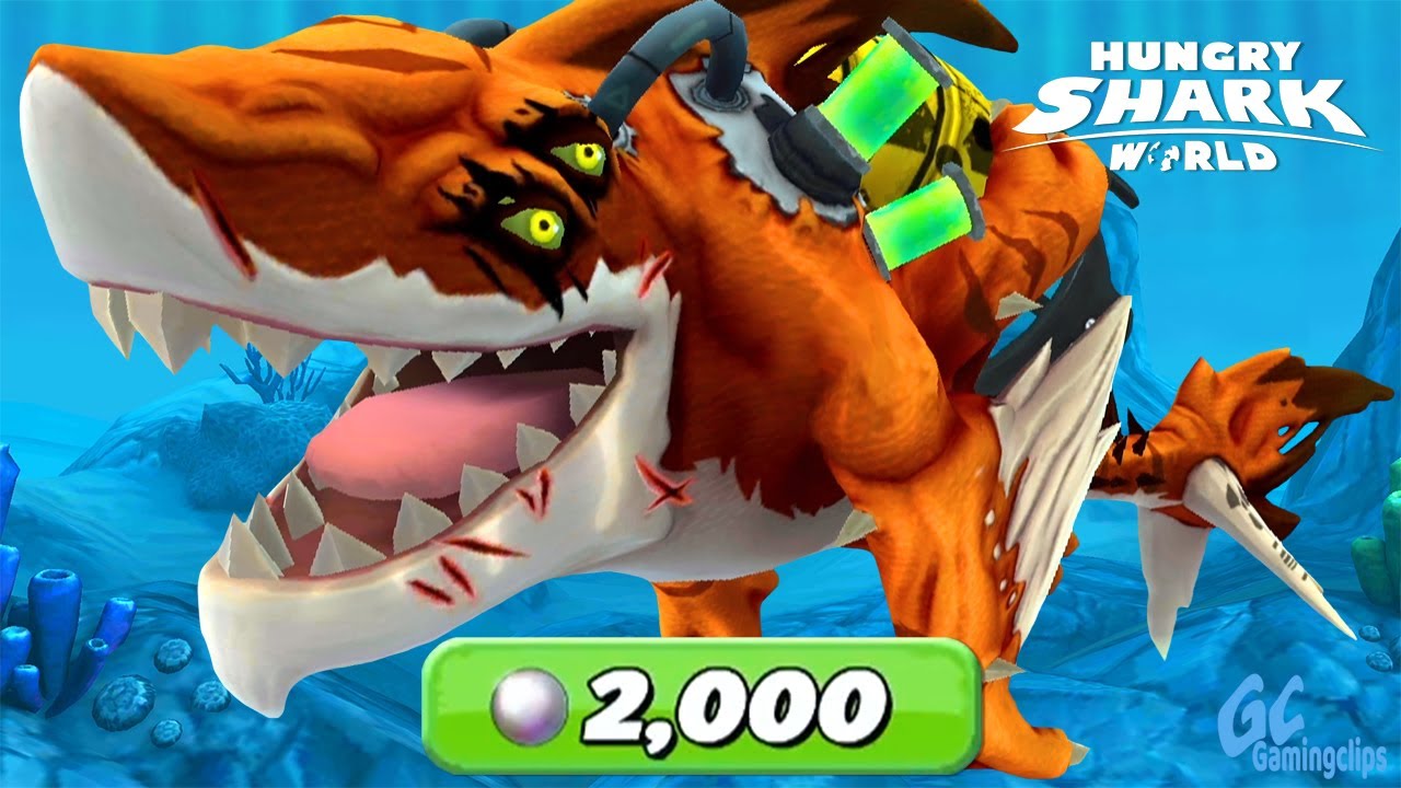 MELTDOWN SHARK unlocked in Hungry Shark World