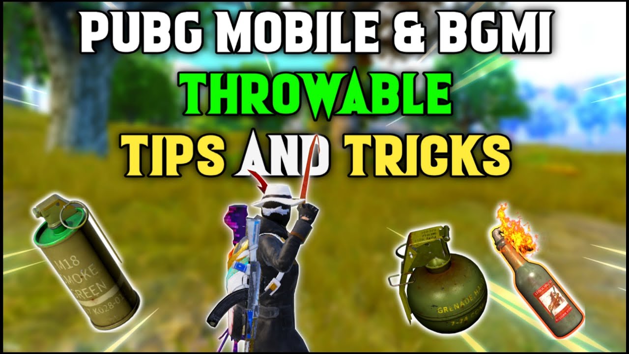 Pubg Mobile & BGMI Tips And Tricks To Become Pro In Throwing Throwable Guide Tutorial | Pubg Mobile