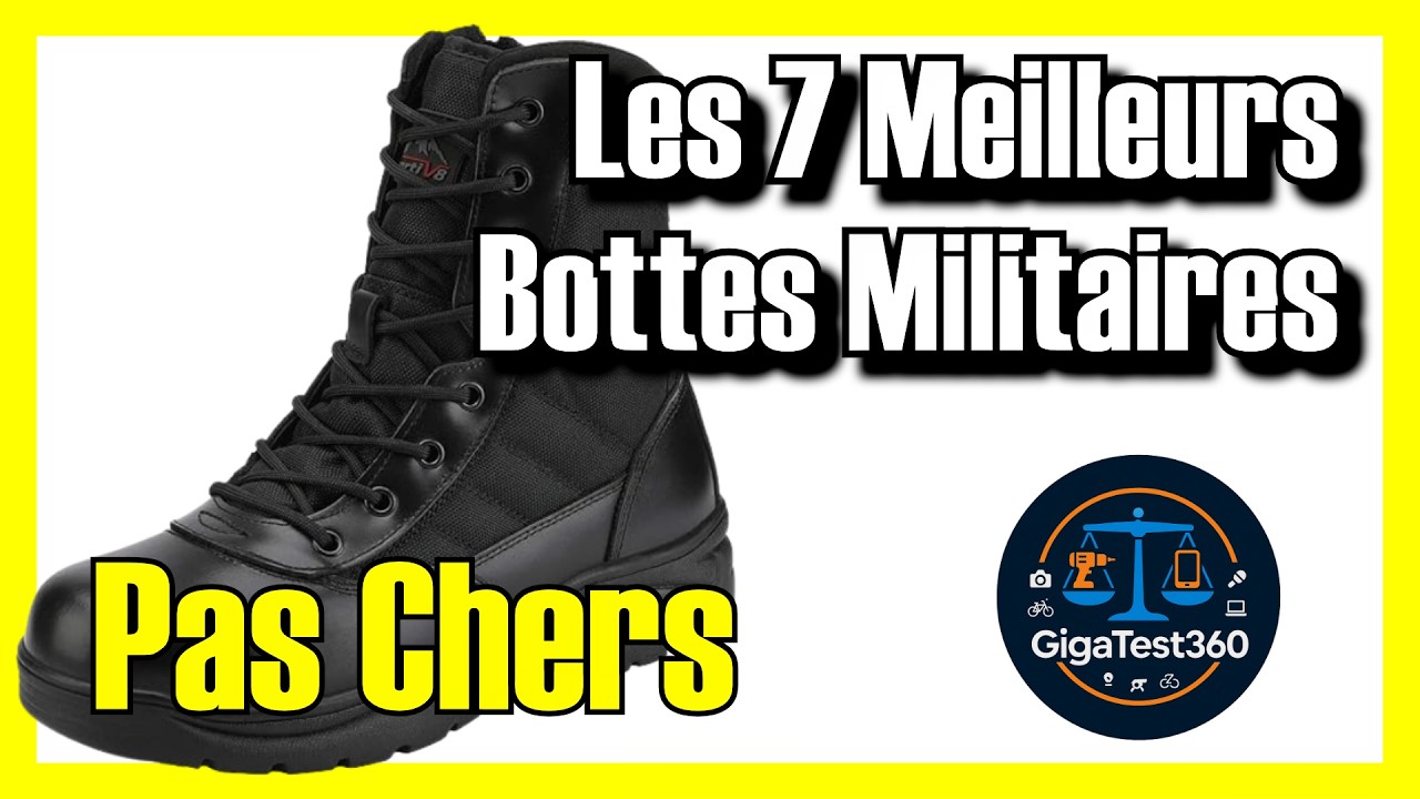 🥾🔥 Les 7 MEILLEURS Bottes Militaires PAS CHERS sur Amazon [2026]✅[Qualité/Prix] rangers