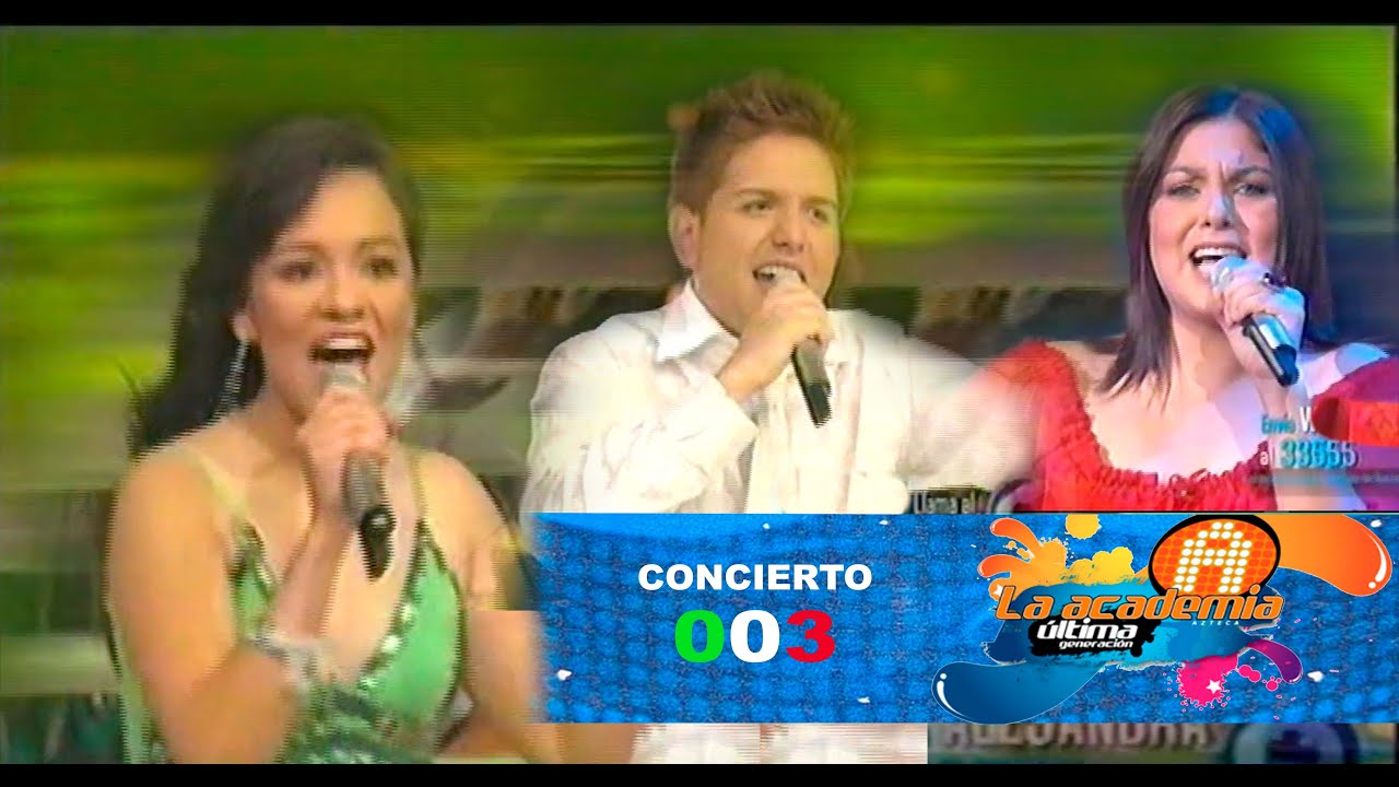 La academia 6 Grabación Concierto 003