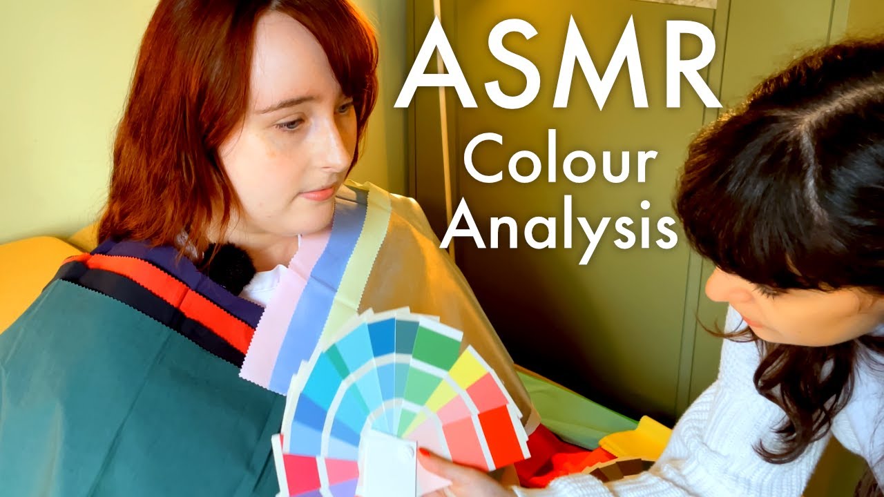 ASMR Personal Colour Analysis with @Natasha Itzcovitz Personal Stylist and a subscriber! (Unintentional ASMR)🎨
