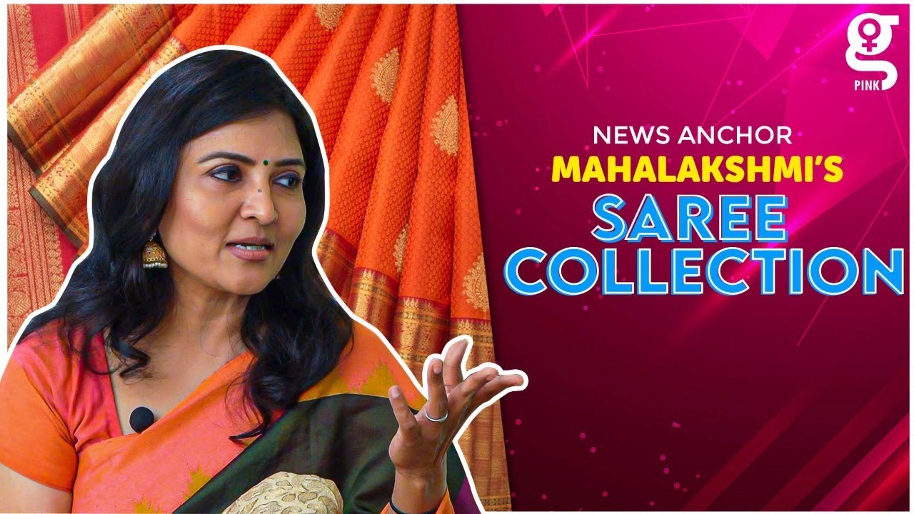 😍 Precious Saree In The World | SunTv News Reader Mahalakshmi's Gifted Saree Collections