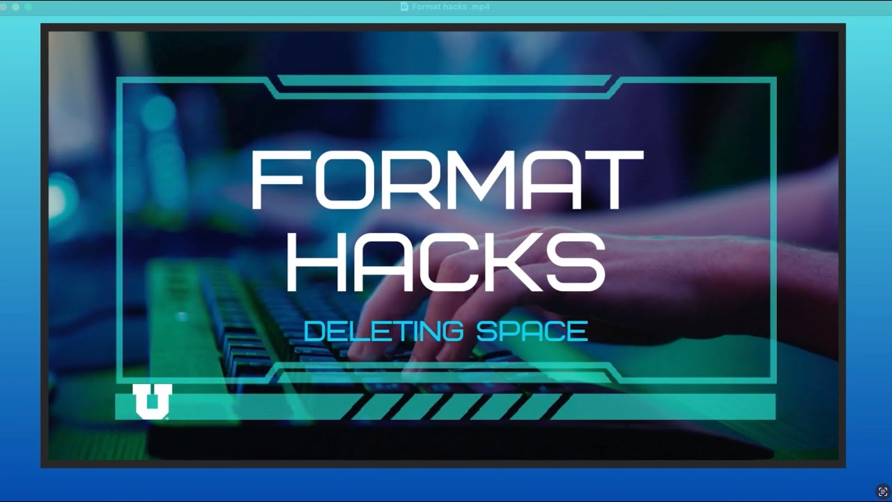 Format Hack: Deleting extra space between paragraphs