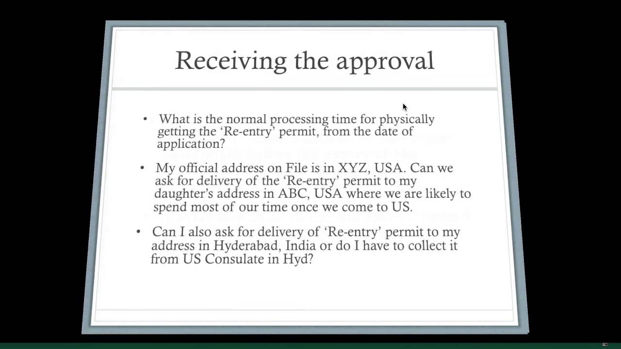 I-131 (Reentry Permit) and N-470 FAQ