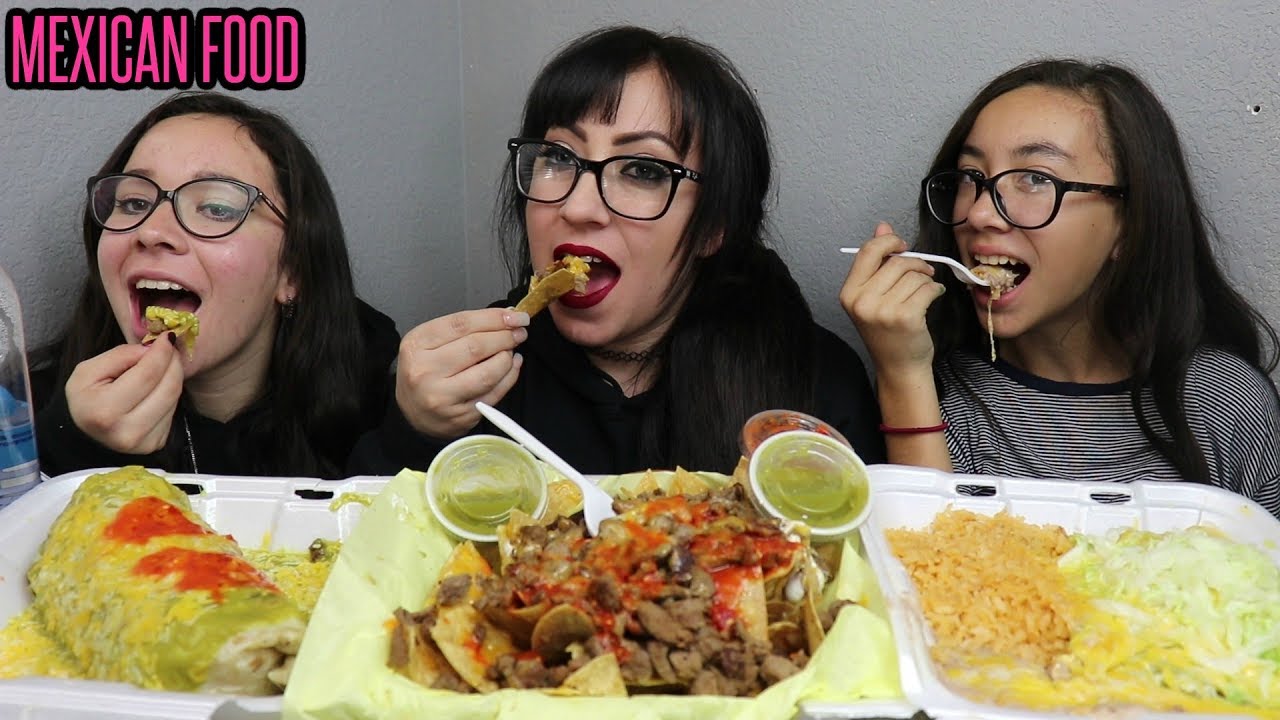 CARNE ASADA NACHOS, WET BURRITO, ENCHILADAS MUKBANG | EATING SHOW