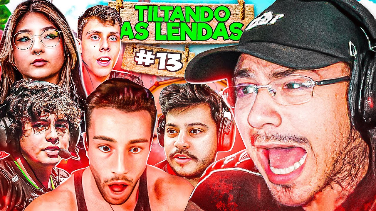 Tiltando as Lendas #13 - Os PRO-PLAYERS ficam doidos 😂