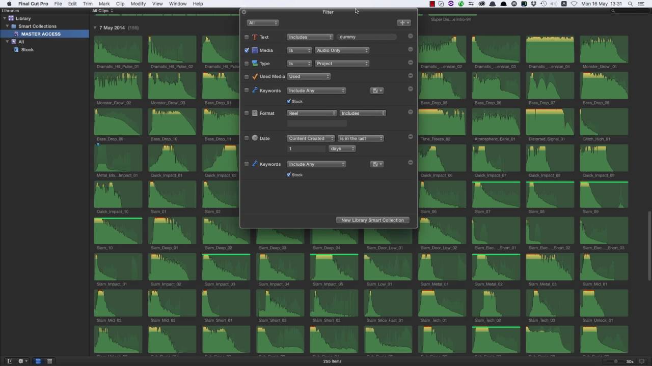 Учебное пособие FCP X: одна умная коллекция, которая правит всеми