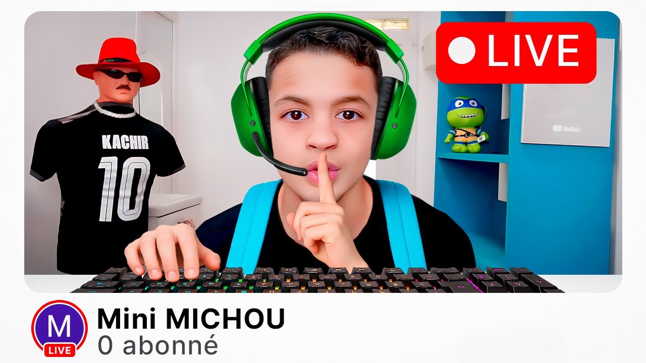 Je Me Fait Passer Pour Un ENFANT en Live Sur Une Cha&icirc;ne Secr&egrave;te Jusqu'&agrave; Qu'on Me Reconnaisse !