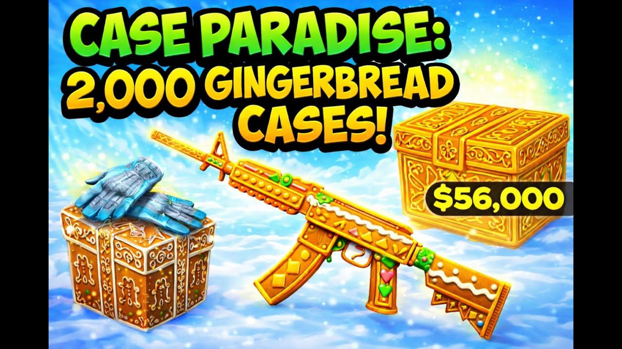 🎄 Case Paradise | Huge Gingerbread Case Opening 🎄