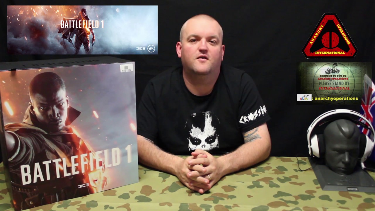 UNBOXING PS4 BATTLEFIELD 1 2016 COLLECTORS EDITION !!!