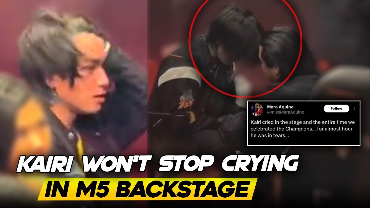 KAIRI BLAMING HIMSELF AND CRIED AN HOUR in M5 BACKSTAGE