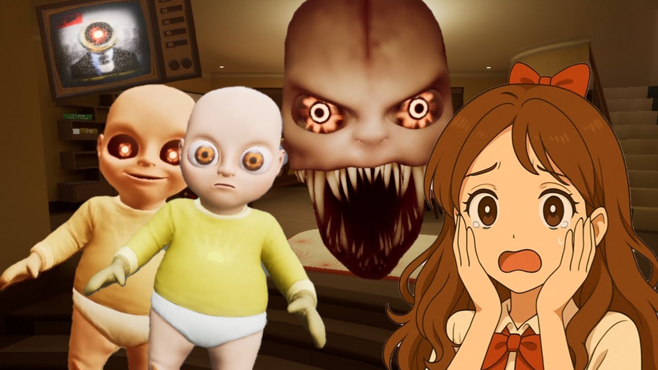 Je suis la babysitter d’un bébé possédé 😱!!!-The Baby In Yellow gameplay 