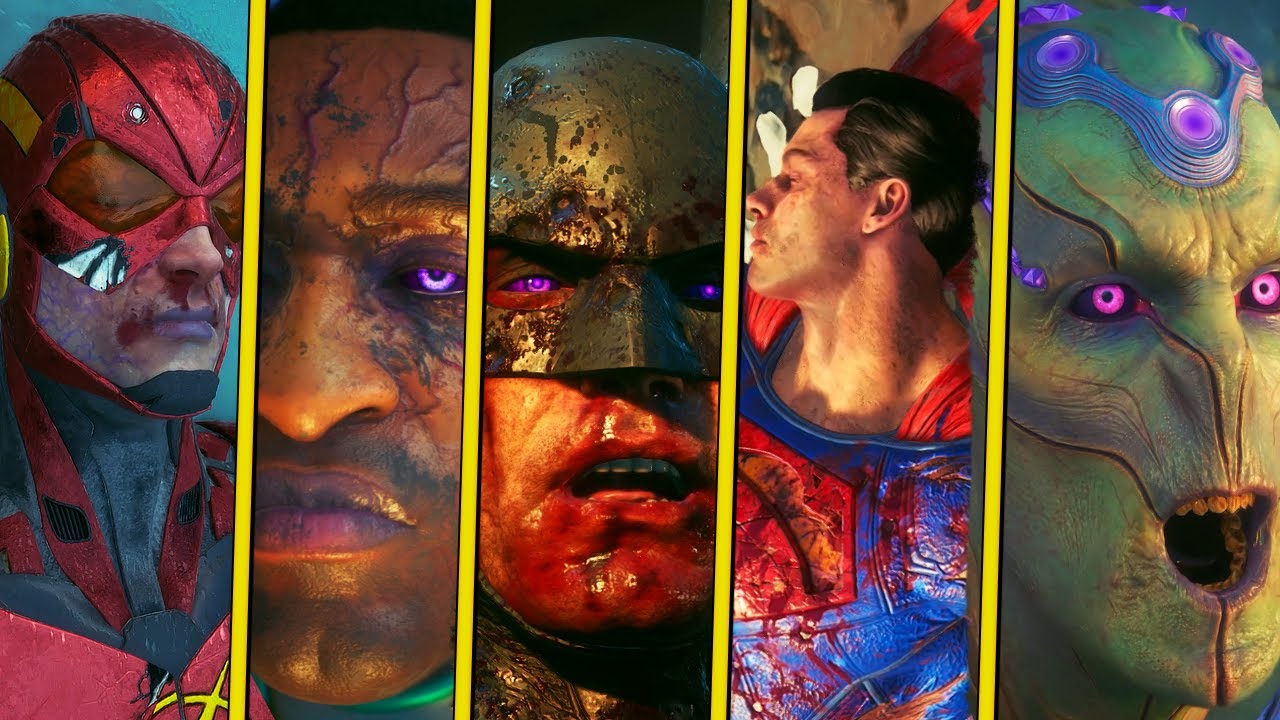 All Boss Deaths (PC) - Suicide Squad Kill the Justice League