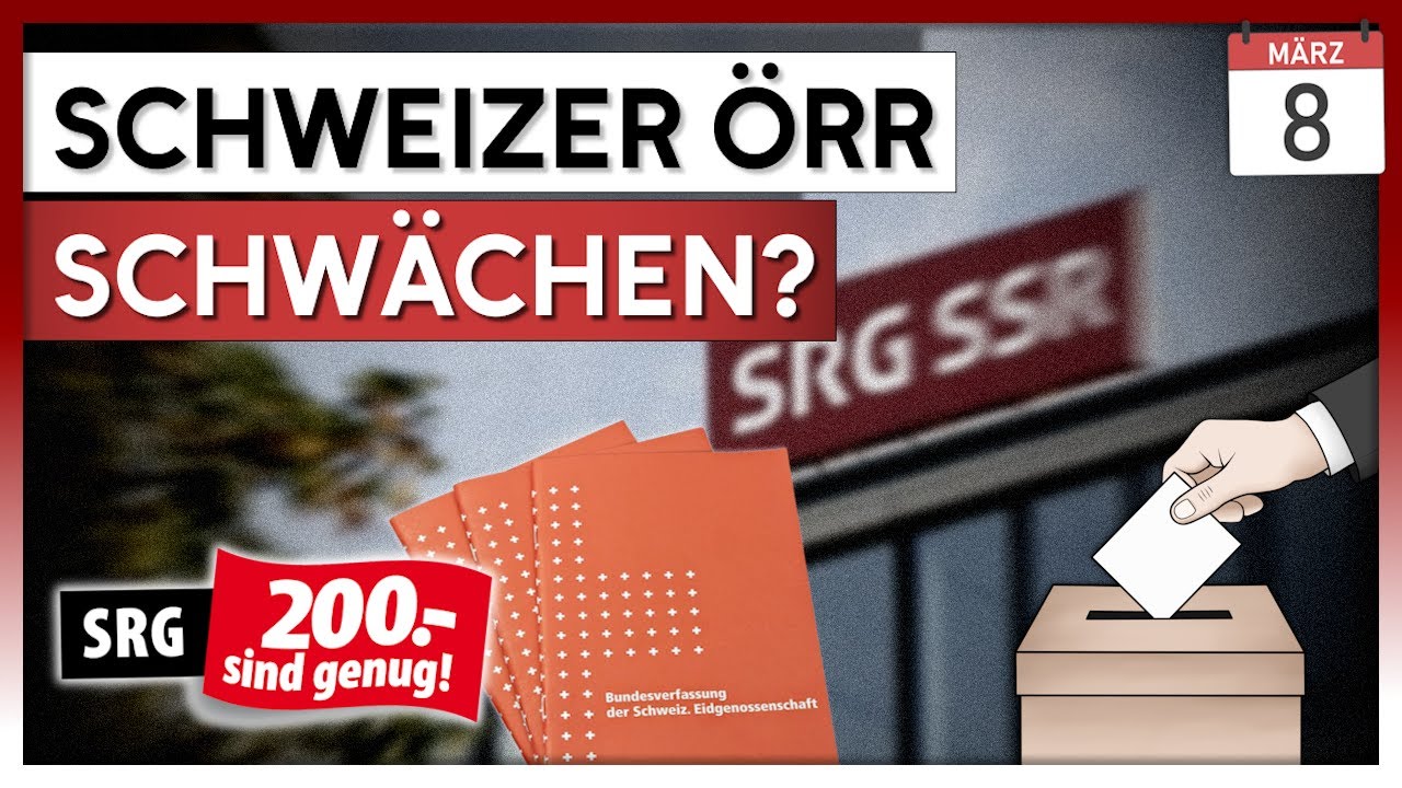 &laquo;SRG-Initiative&raquo; | Eidg. Volksabstimmung, 8. M&auml;rz 2026