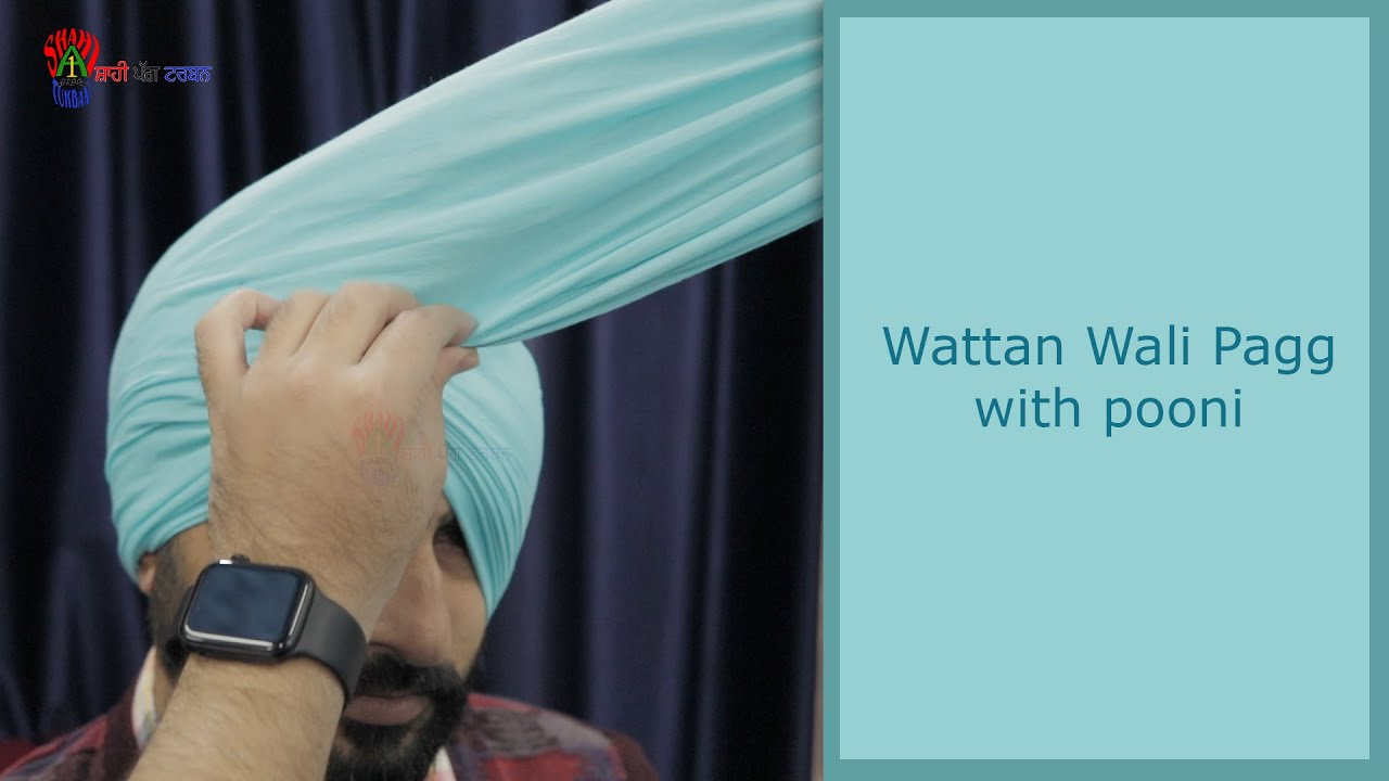 Wattan Wali Pagg on cut hair head