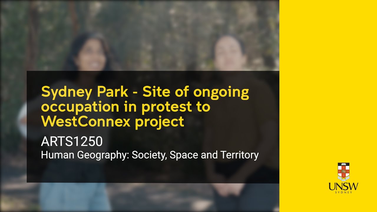 Sydney Park - Site of ongoing occupation in protest to WestConnex project