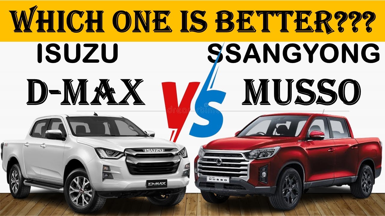 ALL NEW Isuzu D-MAX Vs ALL NEW Ssangyong MUSSO | Which one is better ?