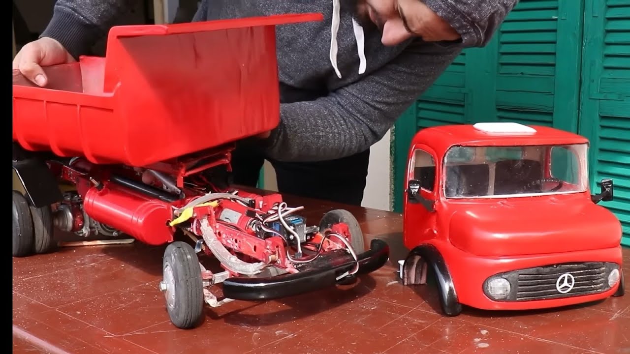 صنعت شاحنة قلاب في المنزل | I made a dump truck at home