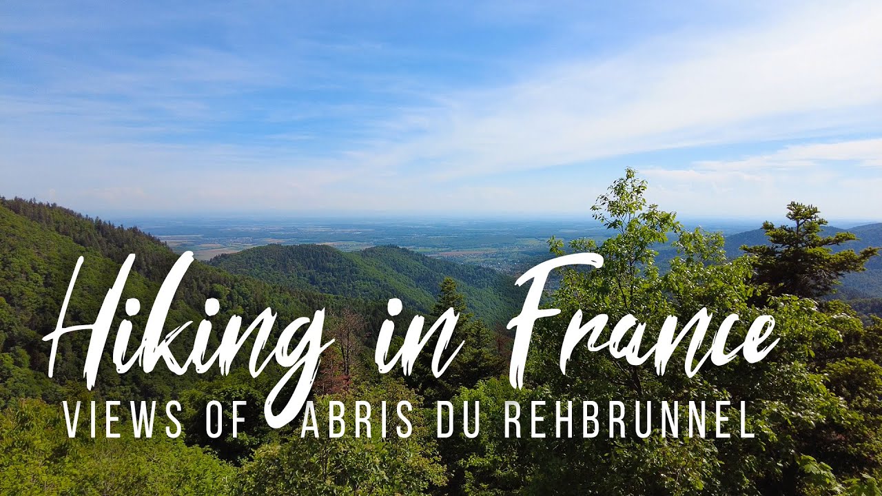 Hike to Abris du Rehbrunnel near Thann France