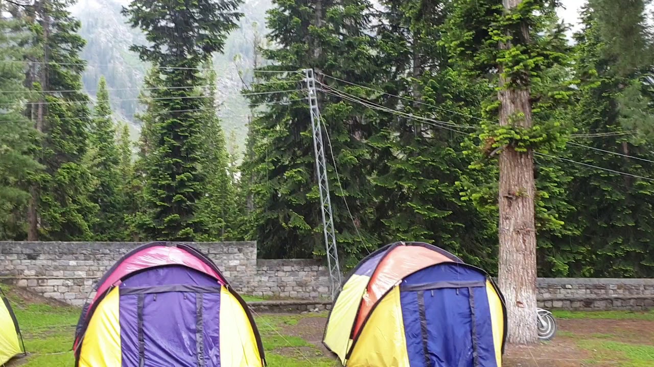 Raining at PTDC Motel Rama Astore