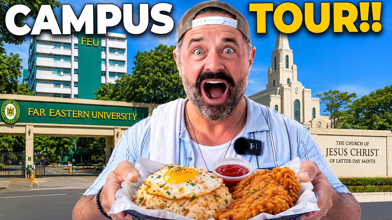 EXPLORING A PHILIPPINE COLLEGE CAMPUS WITH AN UNEXPECTED MORMON CHURCH VISIT!