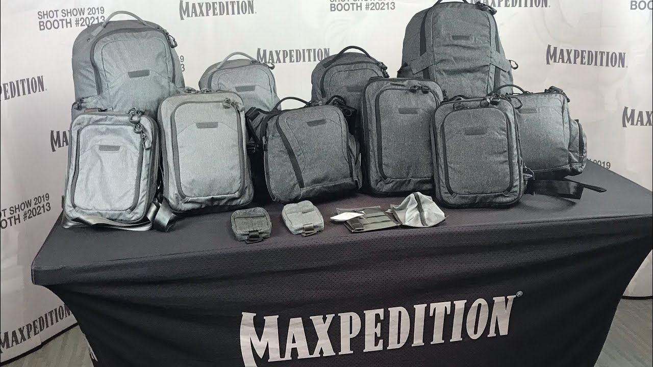 NEW Maxpedition Entity Bags: Gray Man, Covert Backpacks, Sling Bags, Messenger Bags - SHOT SHOW 2019
